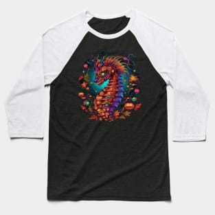 Seahorse Halloween Baseball T-Shirt